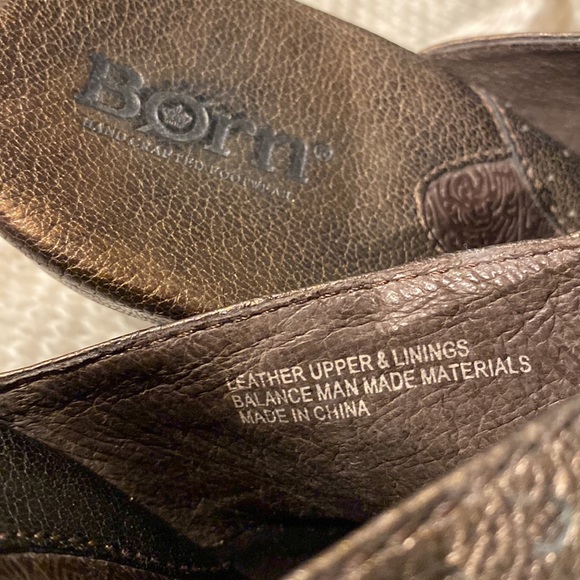 Born Metallic Brown Clogs - Picture 8 of 10